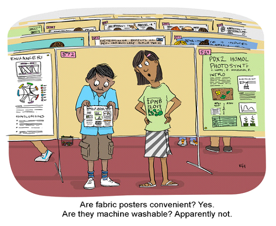 Ed Himelblau Cartoon #99 Washable Poster